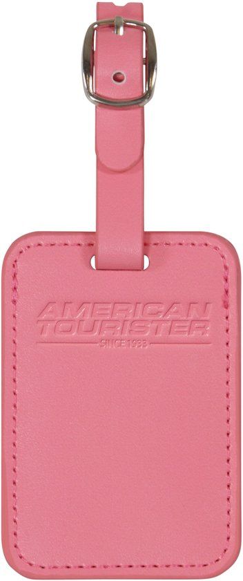 American Tourister Bagage label - Pink Glitch