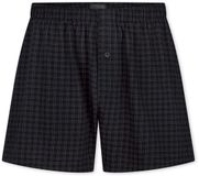 SCHIESSER Cotton Casuals boxer (1-pack) - heren boxershorts jersey zwart geruit