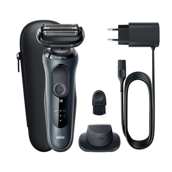 Braun Series 6 61-N1200s Elektrisch scheerapparaat voor heren | Zwart | Trimmer