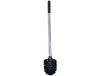 Gerimport WC en toiletborstel - zwart / zilver - 34 cm - RVS