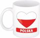 Mok Hartje Polen 300 ml