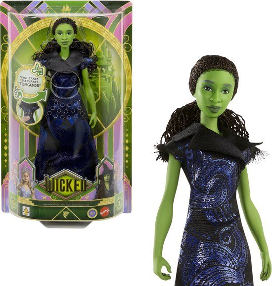 Mattel Wicked For Good zingende Elphaba Pop - Zingt 'For Good'