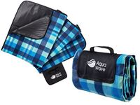 AQUAWAVE Picknickdeken, campingdeken, reisdeken, stranddeken, picknickdeken, 130 x 150 cm, CHEQUA