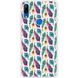 P Smart Z Peacock Feather Rubberen siliconen hoesje