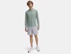 Under Armour UA Launch 7'' Shorts - Mod Grijs/Wit/Reflecterend - XL