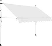 vidaXL Luifel handmatig uittrekbaar 250 cm crème