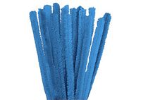 INNSPIRO Pijpenreiniger Chenille, blauw, 15 mm x 50 cm, 10 stuks