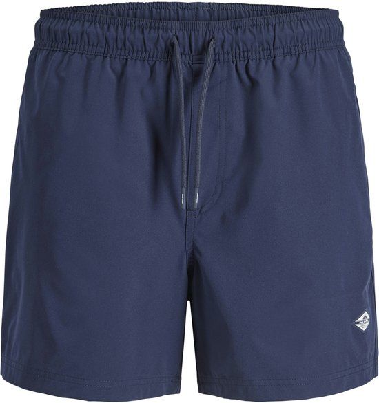 JACK&JONES JPSTMAUI TROPIC SOLID SWIM SHORTS JNR Jongens Navy Blazer Effen Polyester
