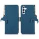 Samsung Étui Galaxy S26+ en cuir avec RFID - Bleu