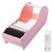 WELSTIK Water Geactiveerde Gummed Kraftpapier Tape Verpakking Dispenser 3 Inch voor Verzending, Karton en Doos Sealin, Roze