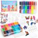VynyQoo Fuse Kralen Set, 8400st 5mm strijkkralen 48 kleuren | met strijkplanken, strijkpapier, sleutelhangers, pincetten - kerstcadeau voor kinderen, jongens & meisjes