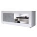 Pesaro Mobilia Tv-meubel Basic 140 cm breed wit met beton