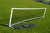 Carrington Mini tennisset – grootte van het net naar keuze – set van aluminium – alles inbegrepen transporteerbare netten en palen – voetbal en tennis – Futnet