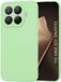 Techsuit Hoesje geschikt voor Xiaomi 15T Pro - Soft Flex Silicone Back Cover - Mint Green