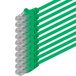 1aTTack.de CAT.6 CAT6 Ethernet LAN-netwerkkabel 3,0 m groen (10 stuks)
