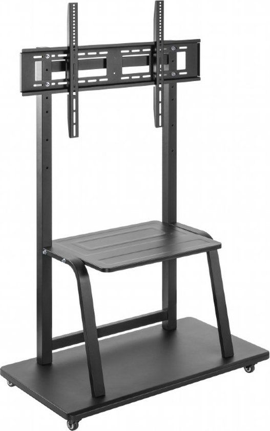 Gembird TVS-100F-01 - Verrijdbare TV vloerstandaard - 100 inch - Zwart