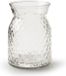 Jodeco Vase - clair travaillé/verre transparent - 16 x 12 cm