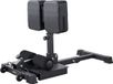 VEVOR Sissy Squat Machine, Diepe Sissy Squat Bank voor Het Trainen van De Beenspieren, Opvouwbare Squat Trainer voor Romp, Taille en Bilspieren, Beentrainingsapparaat voor Thuisgym, Zwart