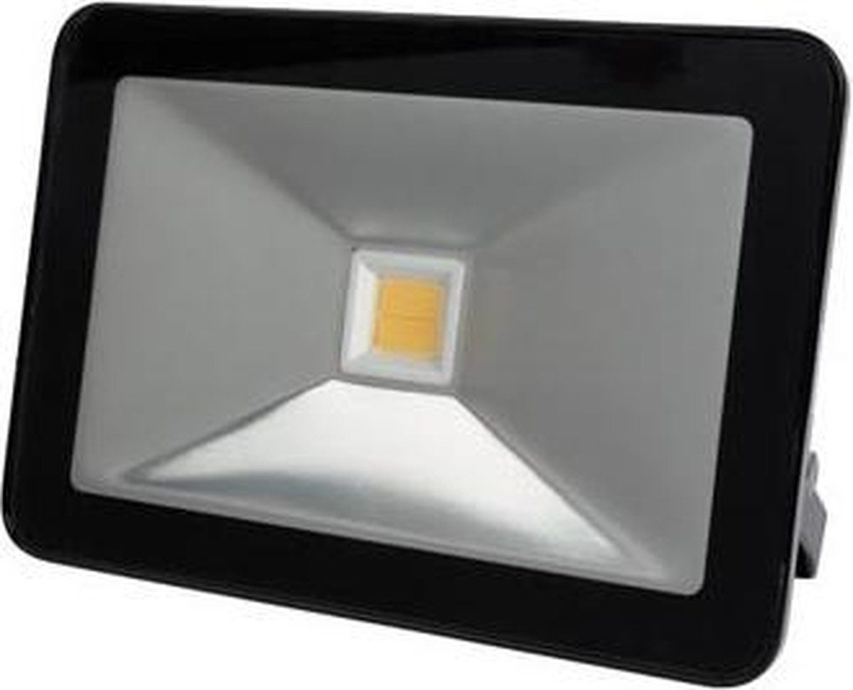 ABC-LED 10W LED schijnwerper - 750 Lumen - Neutraal wit - Zwart