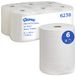 Kleenex Ultra 6238 papieren handdoeken, 2-laags, 6 rollen x 180 m, witte handdoeken (in totaal 1080 m)