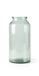 Hache-bûche Glass Milk Can Flower Vase - Transparent - cylinder - recycled glass - D22 x H42 cm