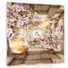 Delester Design gt10217g2 wanddecoratie tunnel effect 3D met bloemen glas meerkleurig 30 x 30 x 1,60 cm