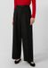 s.Oliver Zwarte Geplooide Broek met Glittergaren - Maat 44