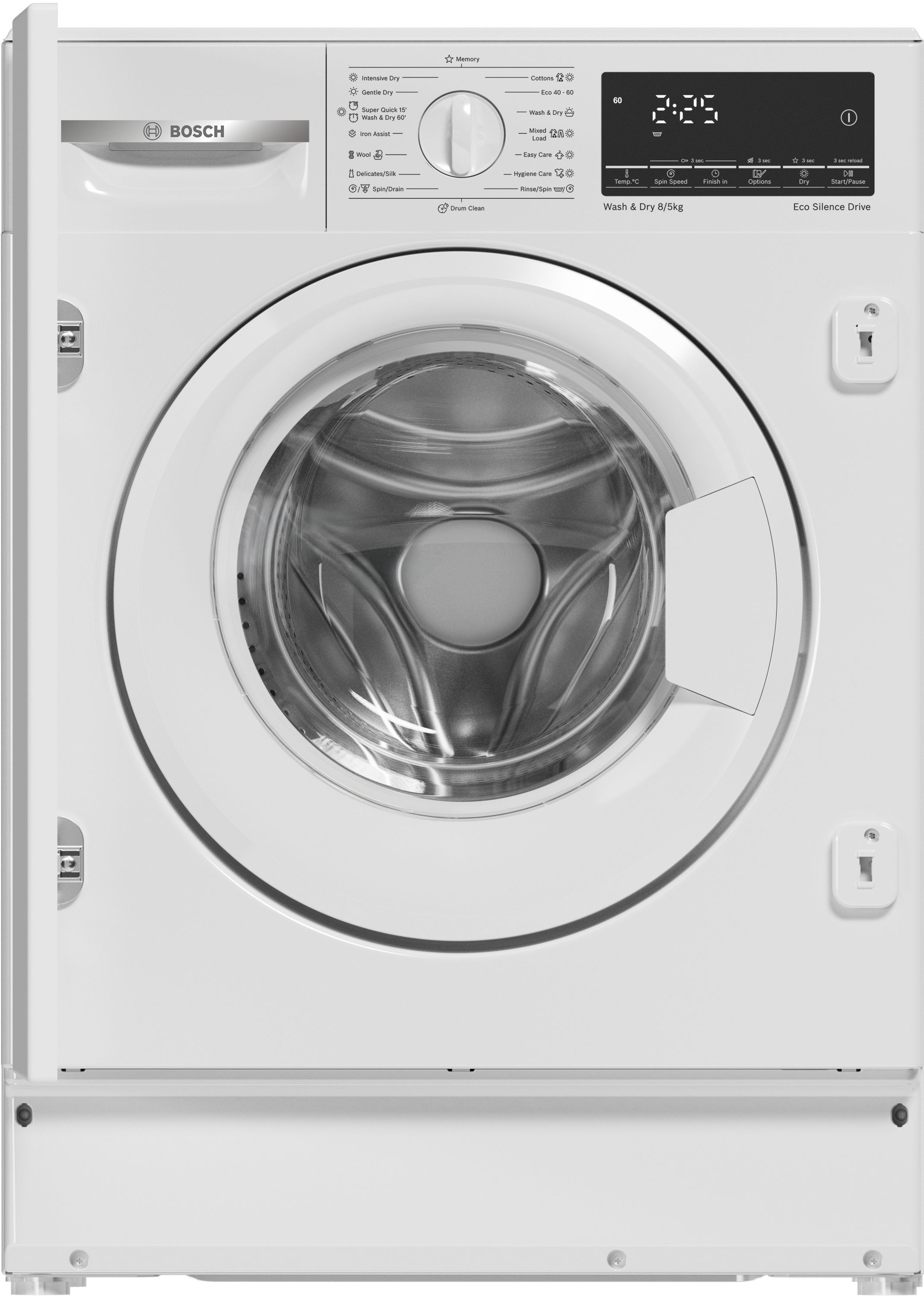 Bosch Serie 6 WKD28490EU Inbouw Was-droogcombinatie | 8 kg Wassen | 5 kg Drogen | Wit