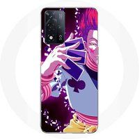 Case Maniacase voor Oppo A93 5G Hisoka Morow en de kaarten Hunter x Hunter Anime
