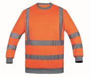 Korntex Sweat-shirt haute visibilité Limerick KX324 - Orange signalisation - M