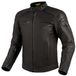 SHIMA BLAKE JACKET BLACK, klassieke vintage motorjas met beschermers (zwart, S)