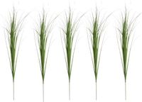 Mica Decorations Rietgras Kunstplant Losse Steel/Tak Groen 99 cm (5 stuks)