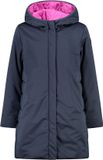 CMP Meisjesjack met capuchon, Polyester, Lange mouw, Waterafstotend, Blauw, 5 jaar