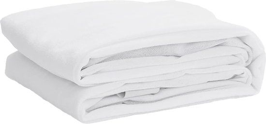 vidaXL Matrasbeschermer waterdicht 90x200 cm wit