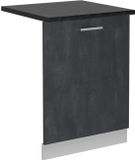 Vicco R-Line Vaatwasserfrontpaneel – 60 cm, WB Antraciet Zwart beton