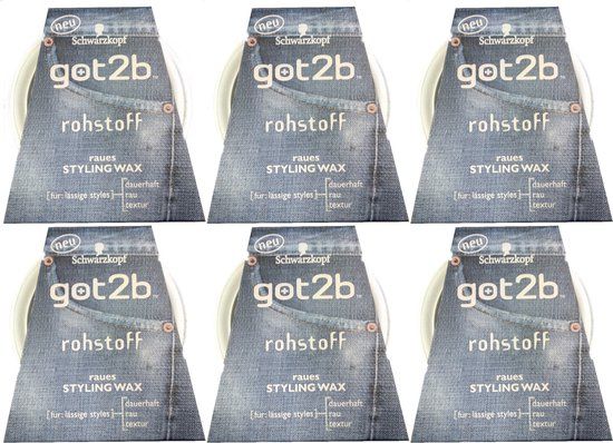 Got2B Wax Rohstoff - Voordeelverpakking - 6 x 75 ml