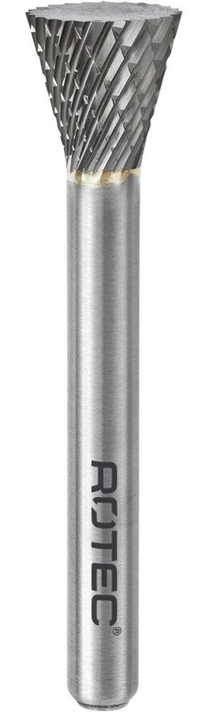 Rotec HM-Stiftfrees, model N - Z6 / Kruisvertand / ø3x4x38xø3mm