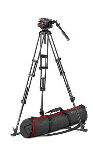Manfrotto Zestaw Twin Carbon + Głowica 504X - dolna rozp
