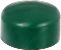Alberts 855253 paalkap voor ronde metalen paal | kunststof, groen | voor paal-Ø 60 mm | set van 10