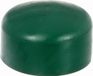 Alberts 855253 paalkap voor ronde metalen paal | kunststof, groen | voor paal-Ø 60 mm | set van 10
