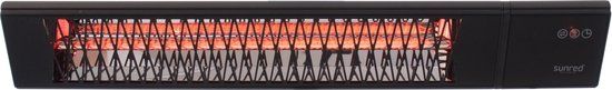 Sunred Dark - Triangle - 2500W - Black - Wall Mounted - Smart Heater