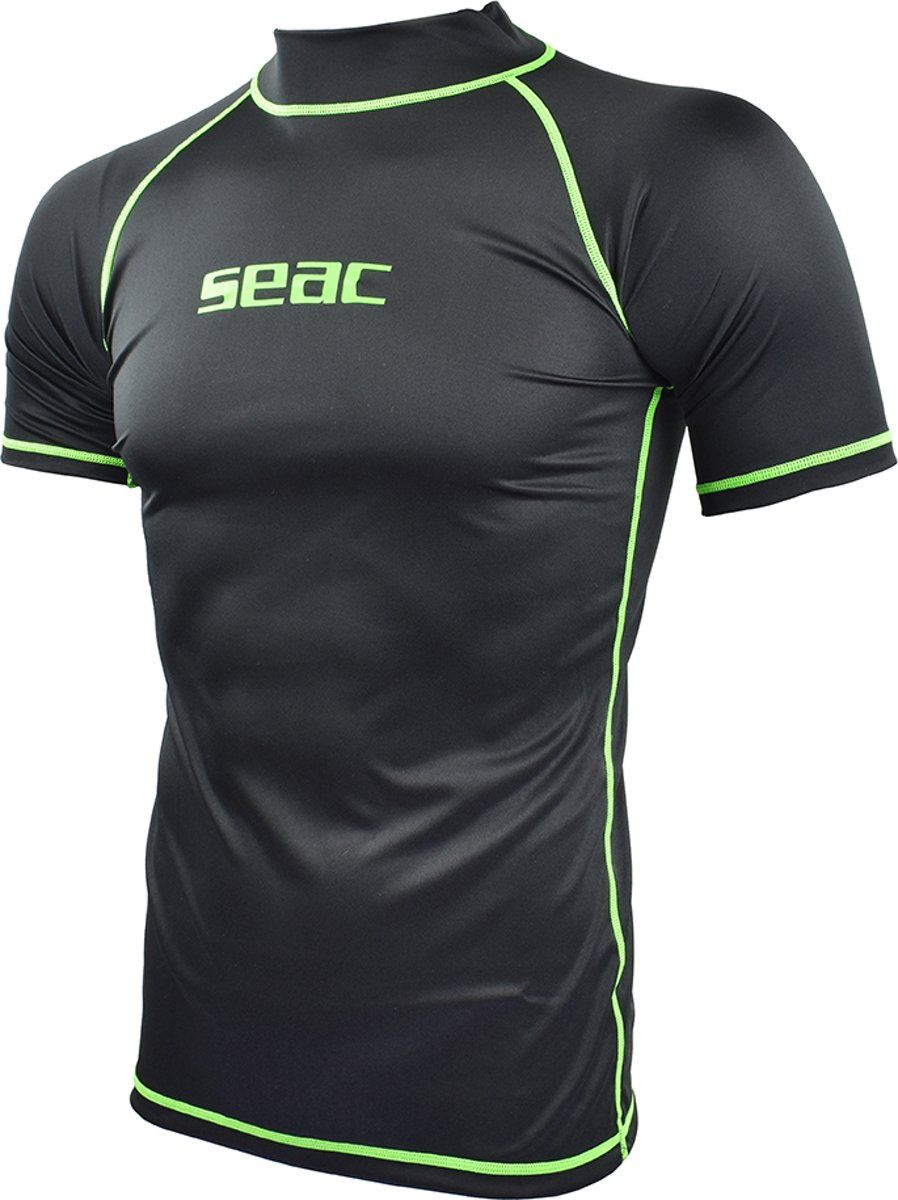 Seac RASH GUARD T-SUN SHORT BLACK MAN S - 8002908392906