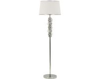 Mauro Ferretti Vloerlamp Flower Floor Lamp Silver Ø 45×157 cm