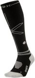 STOX Energy Socks Sportsokken Heren - Compressiekousen Zwart / Lichtgrijs - Compressie Sokken Sport - Maat M: 40-44 - 1 Paar