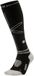 STOX Energy Socks Sportsokken Heren - Compressiekousen Zwart / Lichtgrijs - Compressie Sokken Sport - Maat M: 40-44 - 1 Paar