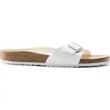 Birkenstock Madrid Pantoufles Femmes Imitation cuir Blanc Taille 42
