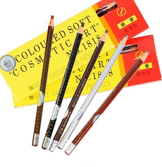 2 Stuks - Bruin PMU Voortekenpotlood - Watervast - Vegan