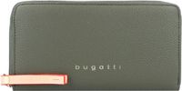 bugatti Ella Ladies Zip Around Wallet Olive Groene