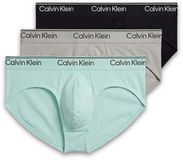 Calvin Klein Hip Brief 3Pk - Zwart - Mannen - XS
