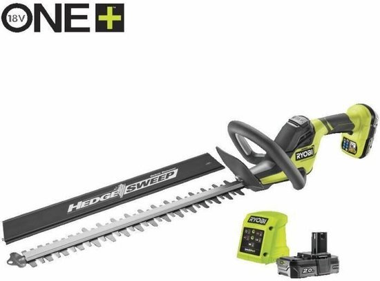 Ryobi Heggenschaar 18 V OnePlus – Linea – 50 cm – 1 accu 2,0 Ah – 1 oplader – RY18HT50A-120